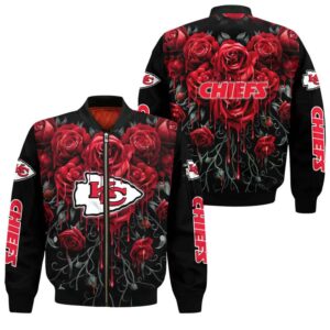 Kansas City Chiefs Style Bomber Jacket For Fans