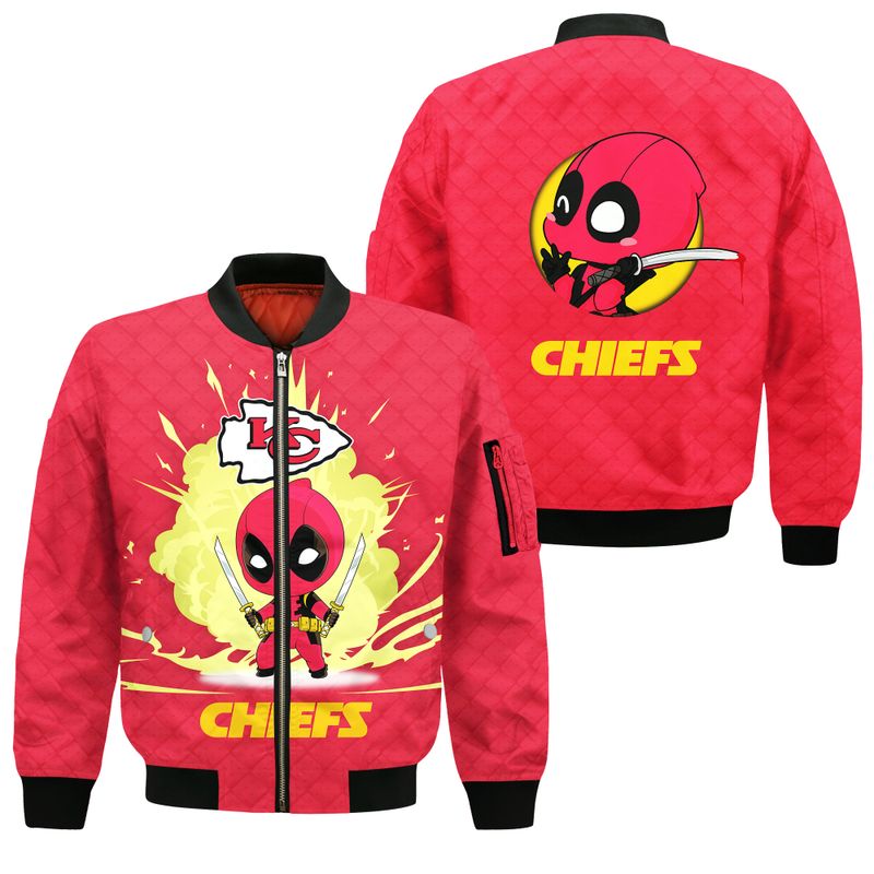 Kansas City Chiefs Style Bomber Jacket For Fans