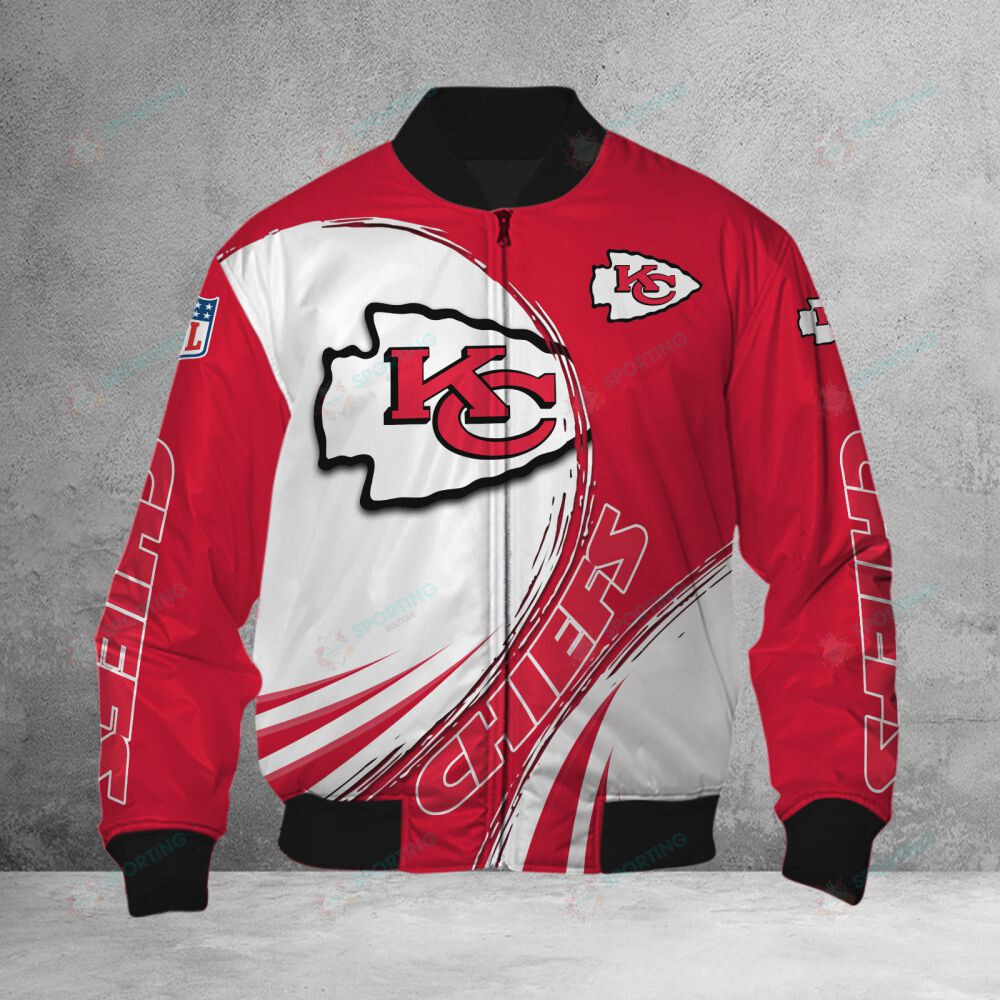 Kansas City Chiefs Style Bomber Jacket For Fans