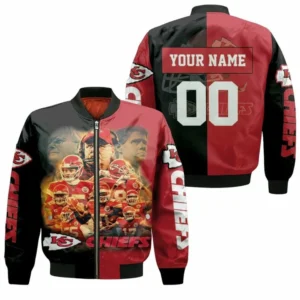 Kansas City Chiefs Style Bomber Jacket For Fans