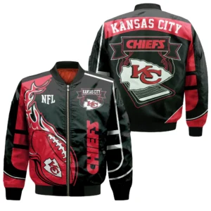 Kansas City Chiefs Style Bomber Jacket For Fans