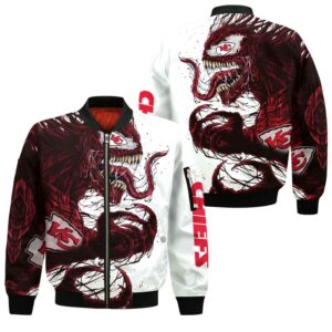 Kansas City Chiefs Style Bomber Jacket For Fans