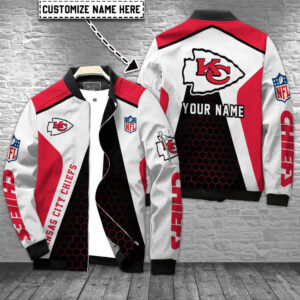 Kansas City Chiefs Style Bomber Jacket For Fans