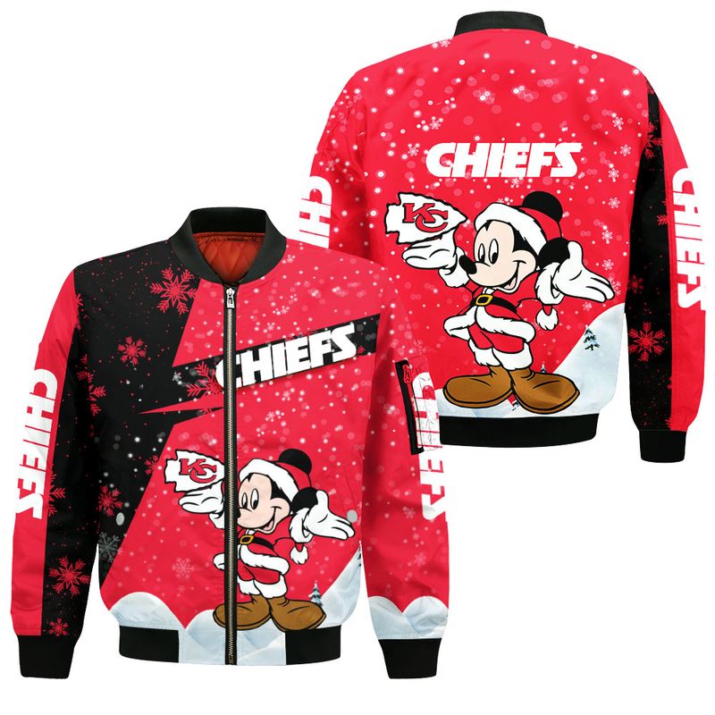 Kansas City Chiefs Style Bomber Jacket For Fans