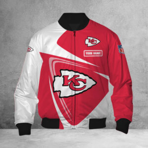 Kansas City Chiefs Style Bomber Jacket For Fans