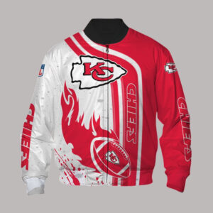 Kansas City Chiefs Style Bomber Jacket For Fans