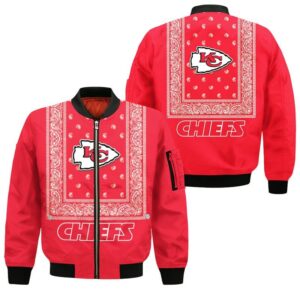 Kansas City Chiefs Style Bomber Jacket For Fans