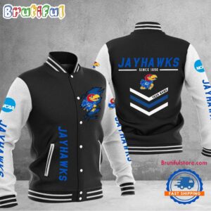 Kansas Jayhawks NCAA Style Baseball Jacket For Fans