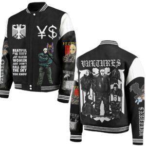 Kanye West Music Style Baseball Jacket For Fans