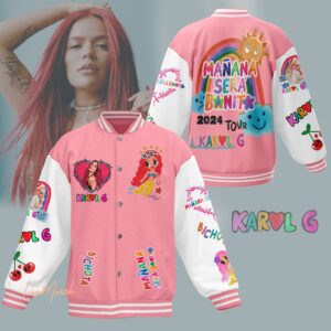 Karol G Music Style Baseball Jacket For Fans