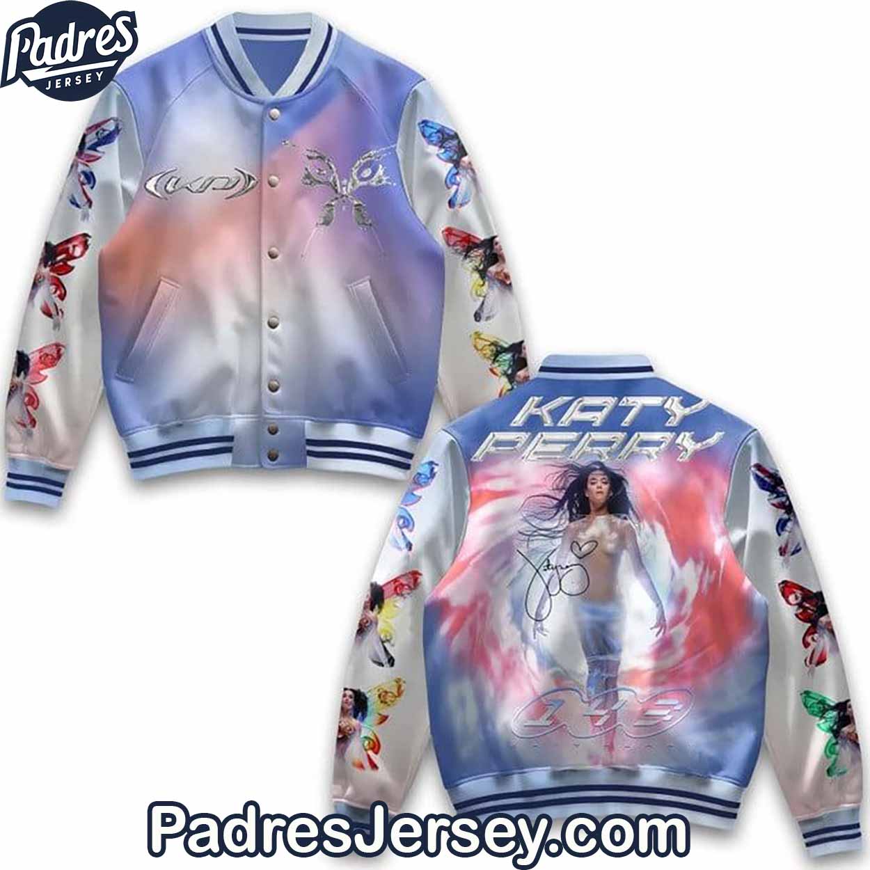 Katy Perry Music Style Baseball Jacket For Fans