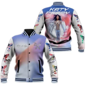 Katy Perry Music Style Baseball Jacket For Fans