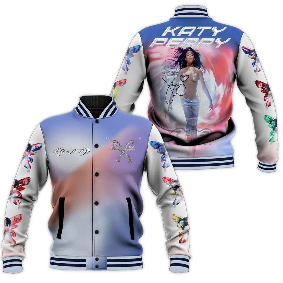Katy Perry Music Style Baseball Jacket For Fans