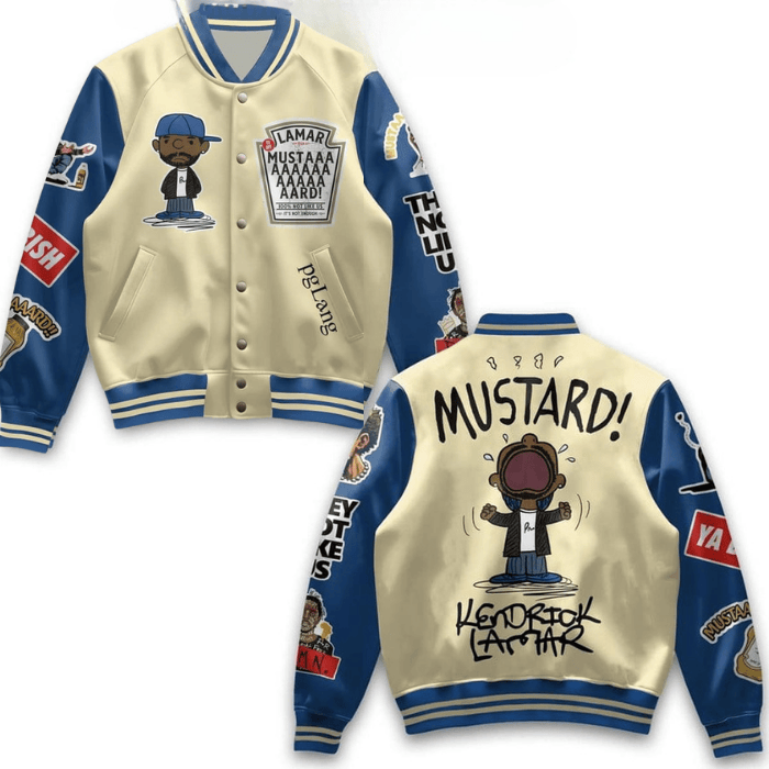Kendrick Lamar Music Style Baseball Jacket For Fans