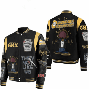 Kendrick Lamar Music Style Baseball Jacket For Fans