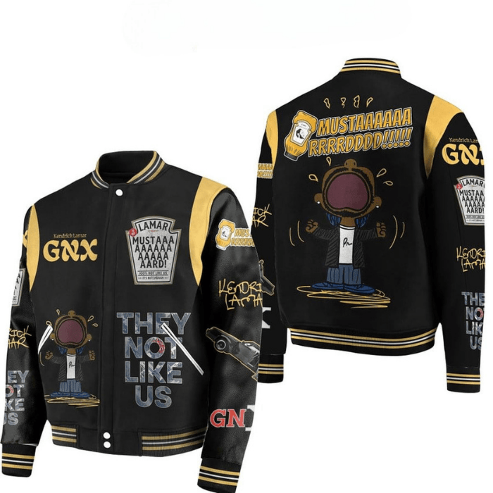 Kendrick Lamar Music Style Baseball Jacket For Fans