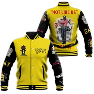 Kendrick Lamar Music Style Baseball Jacket For Fans