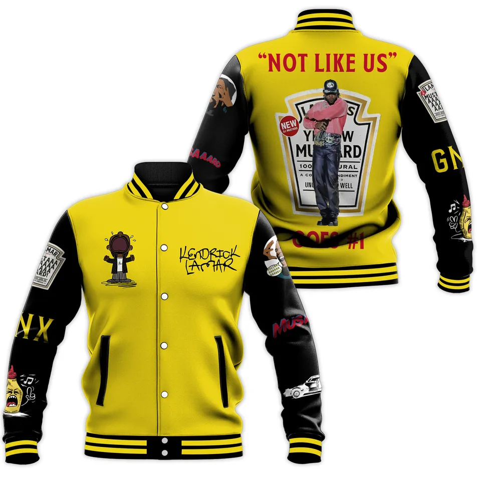 Kendrick Lamar Music Style Baseball Jacket For Fans