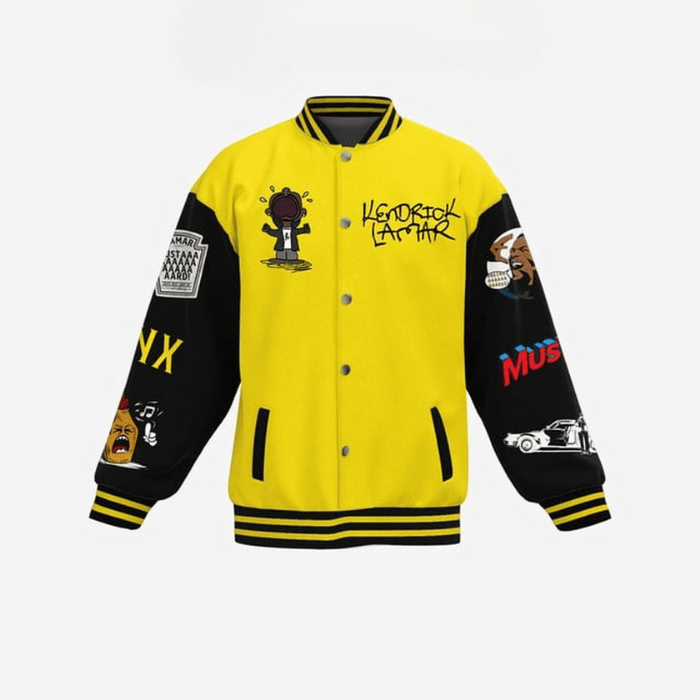 Kendrick Lamar Music Style Baseball Jacket For Fans
