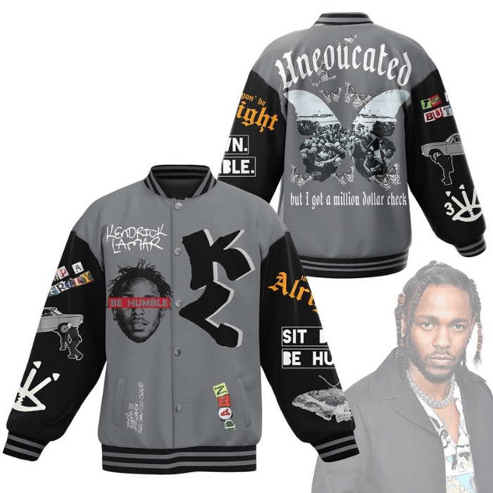Kendrick Lamar Music Style Baseball Jacket For Fans