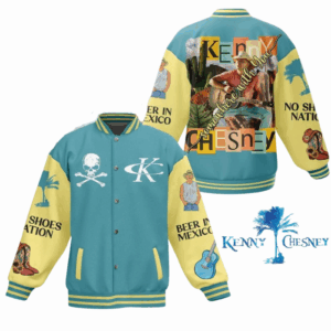Kenny Chesney Music Style Baseball Jacket For Fans