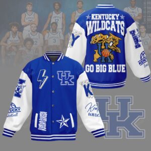 Kentucky Wildcats NCAA Style Baseball Jacket For Fans
