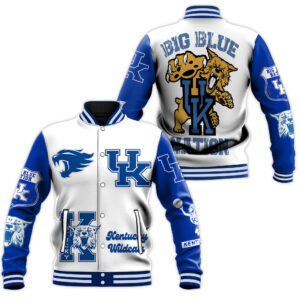 Kentucky Wildcats NCAA Style Baseball Jacket For Fans