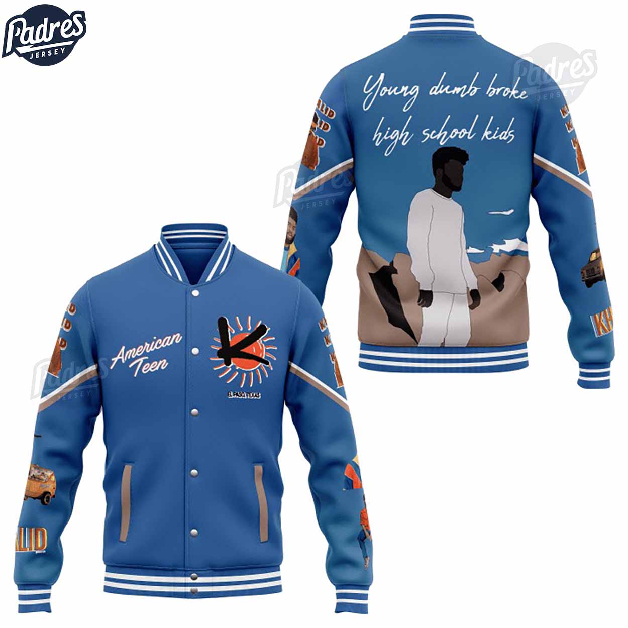 Khalid Music Style Baseball Jacket For Fans