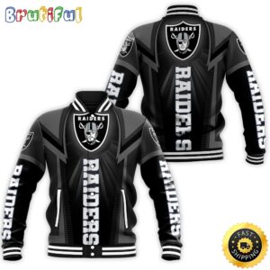 Las Vegas Raiders NFL Style Baseball Jacket For Fans