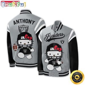 Las Vegas Raiders NFL Style Baseball Jacket For Fans