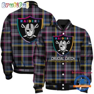 Las Vegas Raiders NFL Style Baseball Jacket For Fans