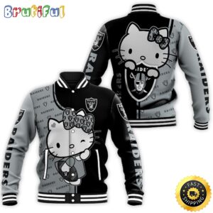 Las Vegas Raiders NFL Style Baseball Jacket For Fans