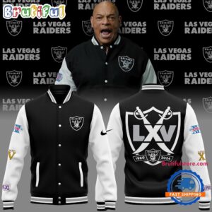 Las Vegas Raiders NFL Style Baseball Jacket For Fans