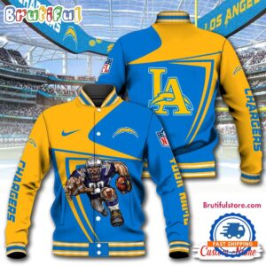 Los Angeles Chargers NFL Style Baseball Jacket For Fans