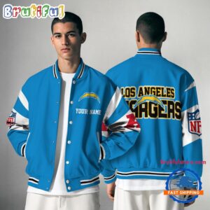 Los Angeles Chargers NFL Style Baseball Jacket For Fans