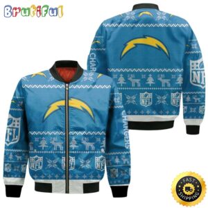 Los Angeles Chargers NFL Style Bomber Jacket For Fans