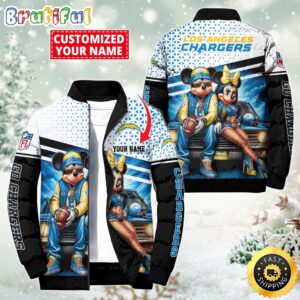 Los Angeles Chargers NFL Style Puffer Jacket For Fans