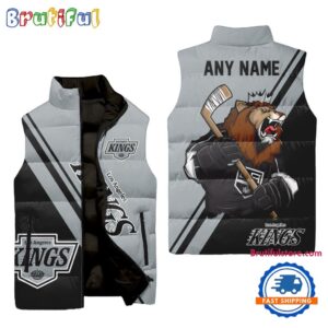 Los Angeles Kings NHL Style Sleeveless Puffer Jacket For Fans
