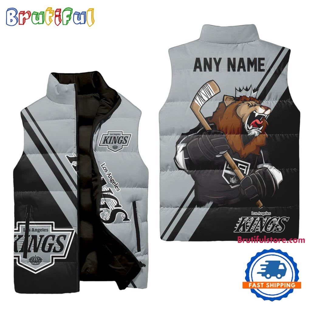 Los Angeles Kings NHL Style Sleeveless Puffer Jacket For Fans