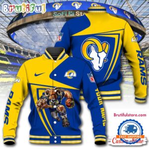 Los Angeles Rams NFL Style Baseball Jacket For Fans