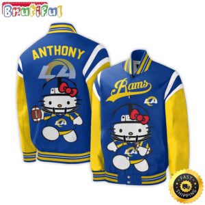 Los Angeles Rams NFL Style Baseball Jacket For Fans