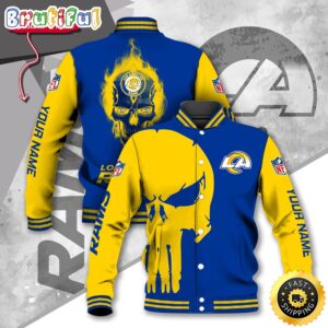 Los Angeles Rams NFL Style Baseball Jacket For Fans