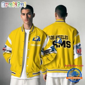 Los Angeles Rams NFL Style Baseball Jacket For Fans