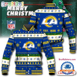 Los Angeles Rams NFL Style Baseball Jacket For Fans