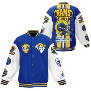 Los Angeles Rams NFL Style Baseball Jacket For Fans