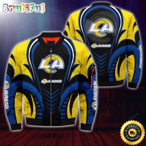 Los Angeles Rams NFL Style Bomber Jacket For Fans