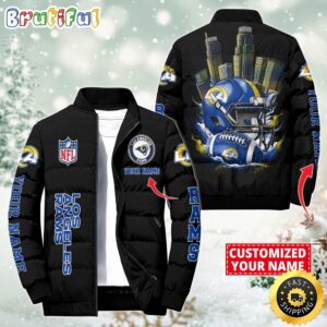 Los Angeles Rams NFL Style Puffer Jacket For Fans