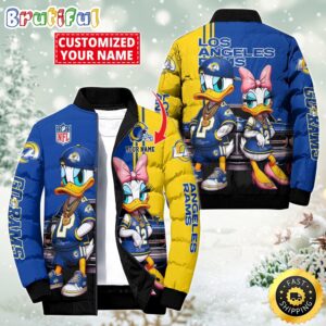 Los Angeles Rams NFL Style Puffer Jacket For Fans