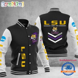 LSU Tigers NCAA Style Baseball Jacket For Fans