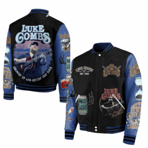 Luke Combs Music Style Baseball Jacket For Fans